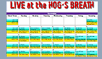 Hog's Breath entertainment and live music